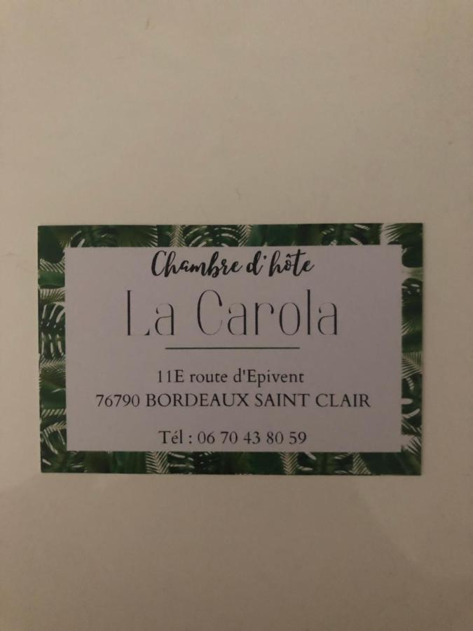 La Carola Bed & Breakfast Bordeaux-Saint-Clair Exterior photo